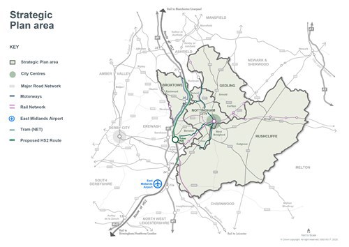 Map of the Strategic Plan Area