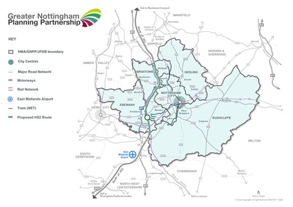 GNPP Map of Greater Nottingham